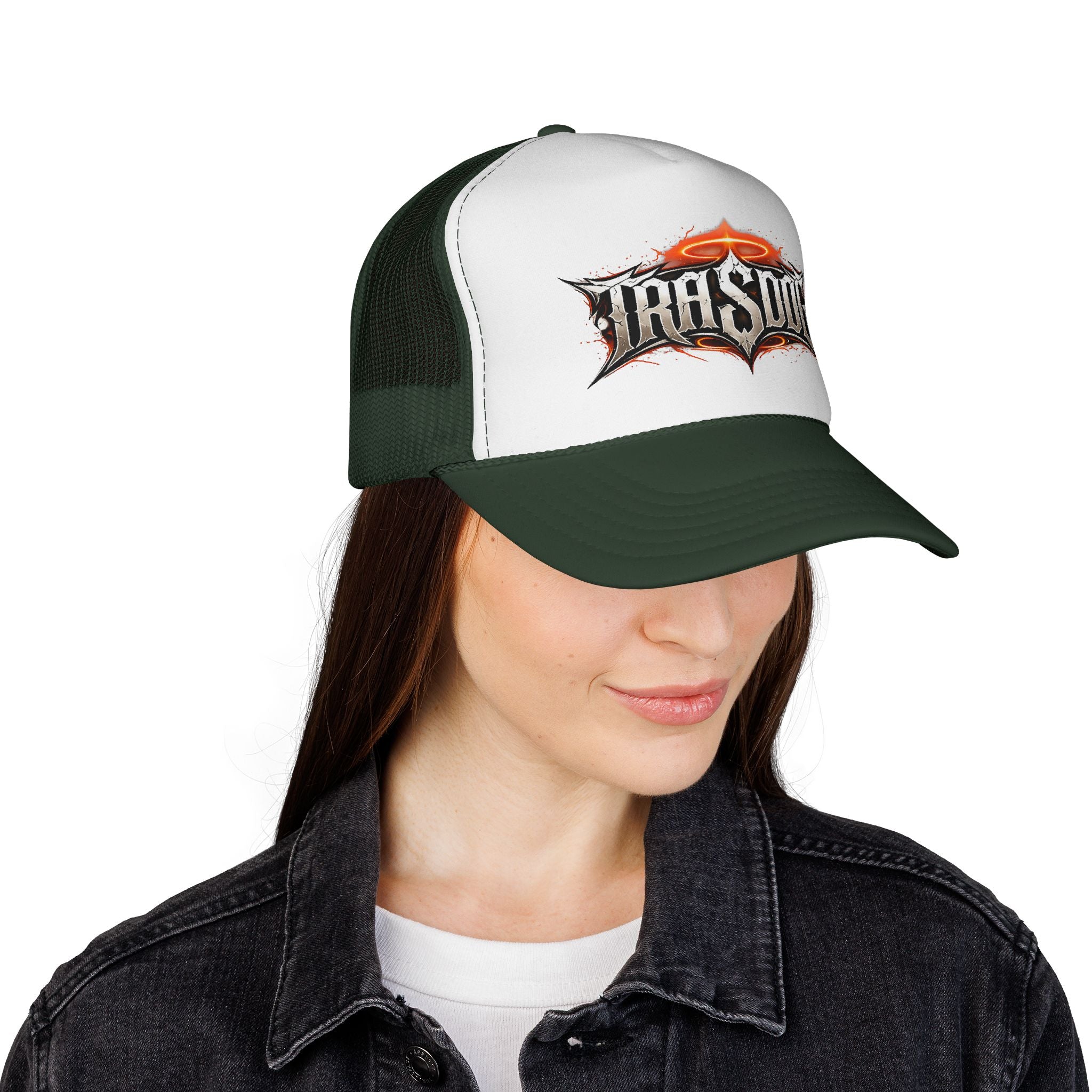 Thrashcore Trucker Cap - Vintage Metal Band Logo Hat