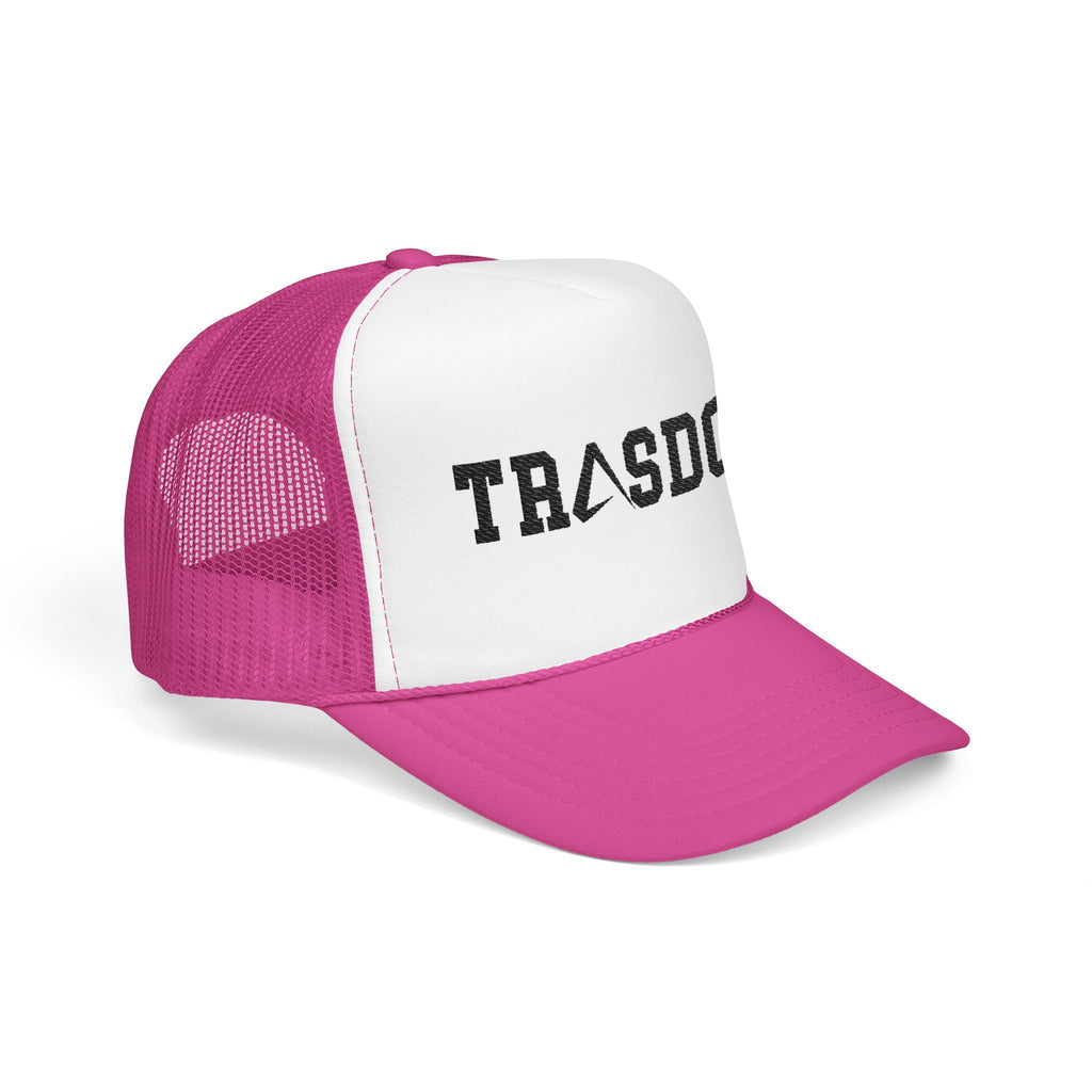 Trashdog Trucker Hat — Distressed Logo Mesh Cap