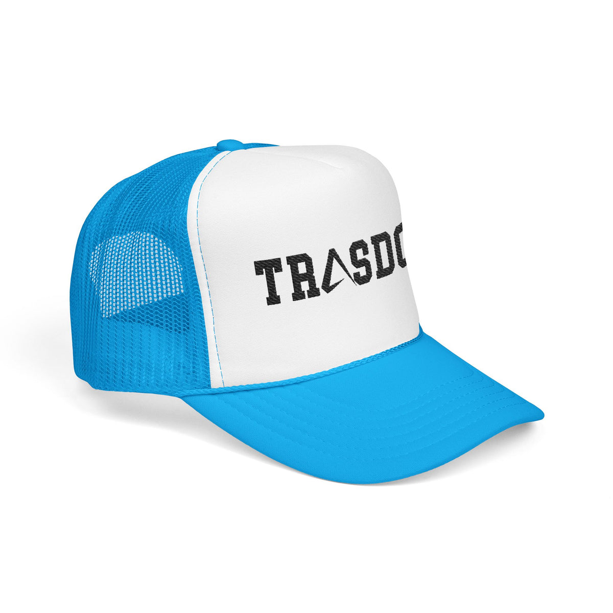 Trashdog Trucker Hat — Distressed Logo Mesh Cap