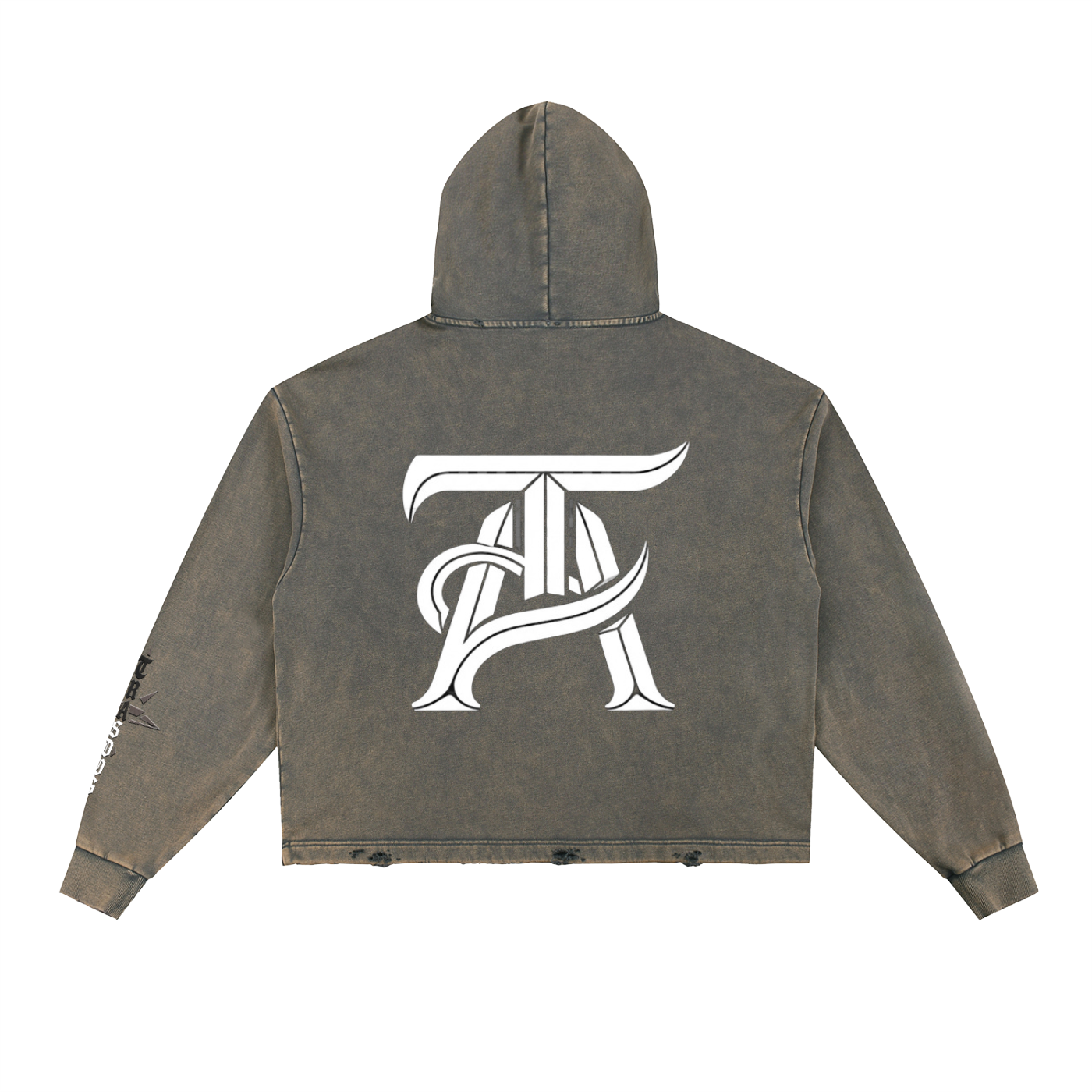 Cropped Distressed Art.
