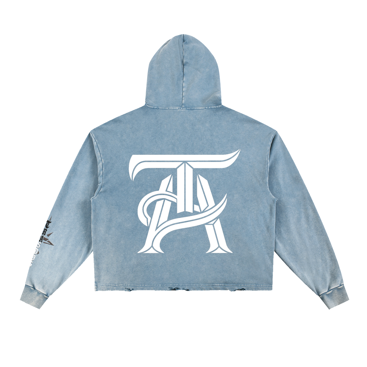 Cropped Distressed Art.