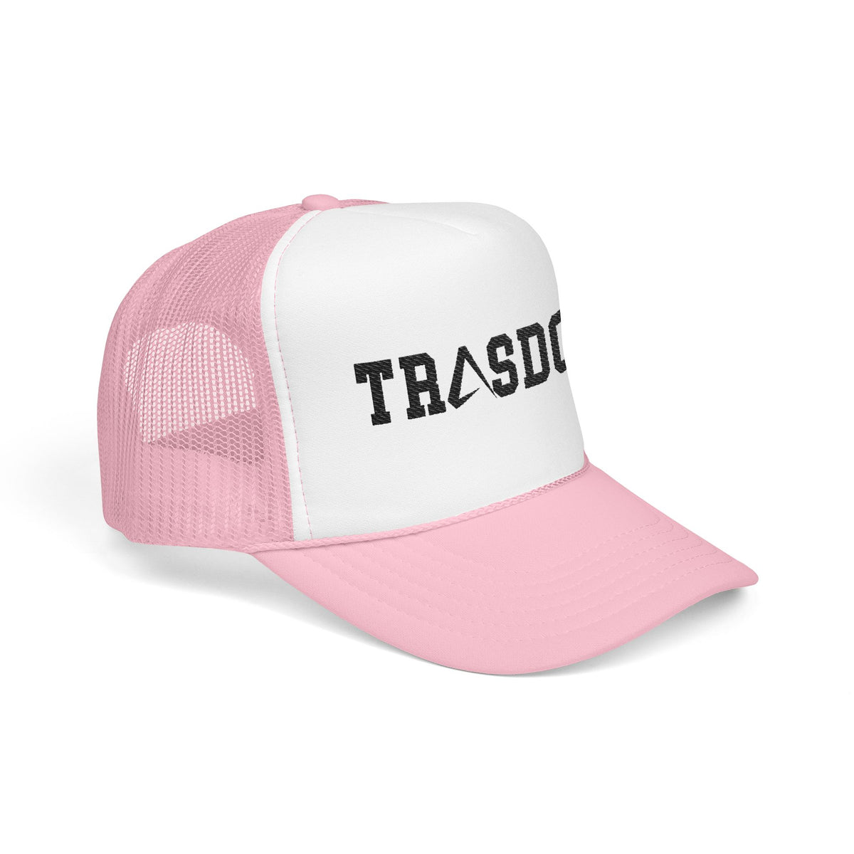Trashdog Trucker Hat — Distressed Logo Mesh Cap